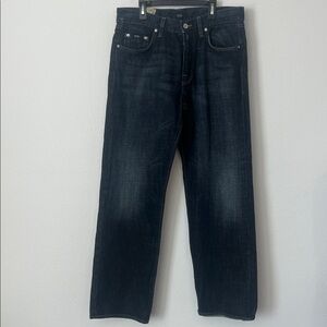 HUGO BOSS Loose Fit Dark Wash Jeans 33x32